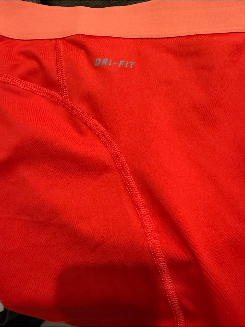 Nike Pro Dri-FIT Women’s Large Red Coral Compression Training Shorts - Picture 4 of 9